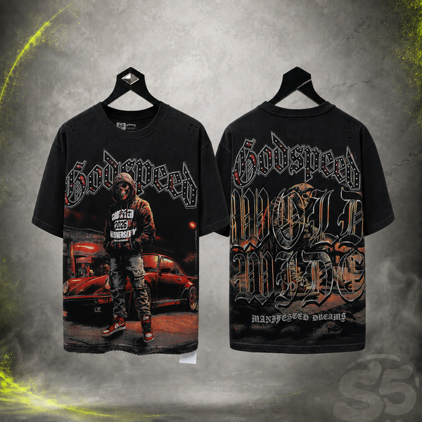 Playera Godspeed World Wide Manifested Dreams