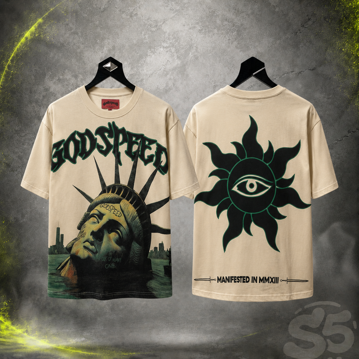 Playera Godspeed Statue of Liberty