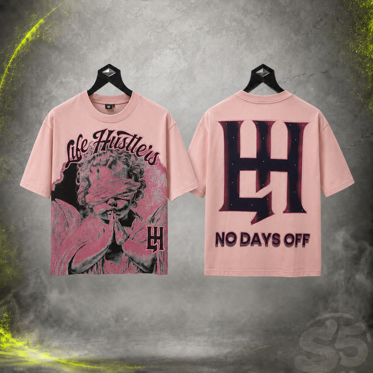 Playera Life Hustlers No Days Off