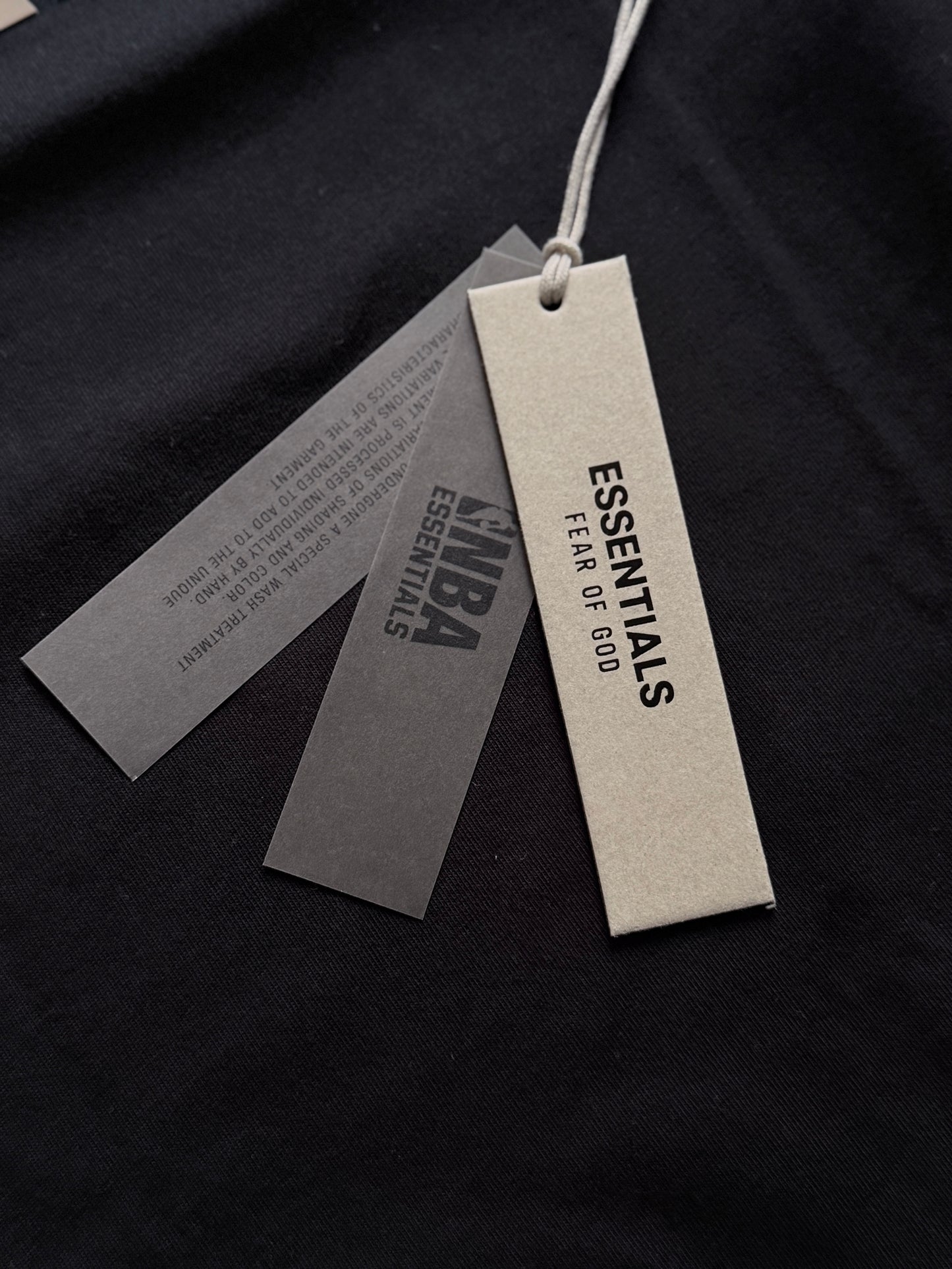 Playera Essentials NBA Negra
