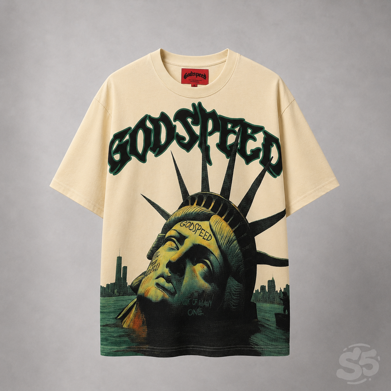 Playera Godspeed Statue of Liberty