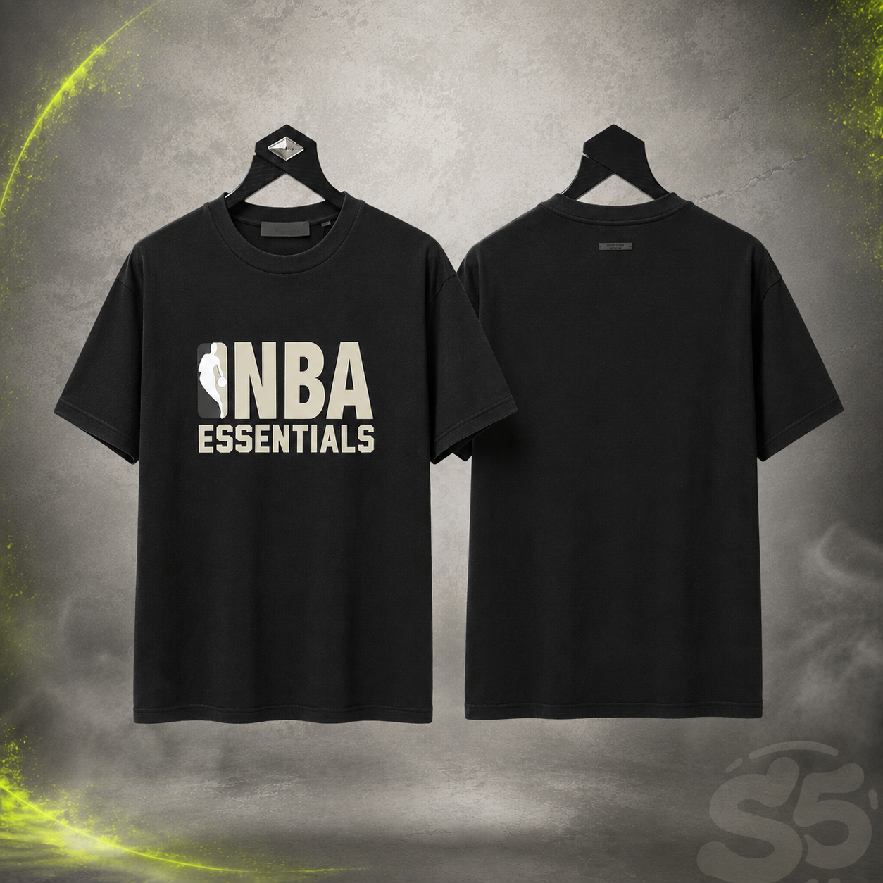 Playera Essentials NBA Negra
